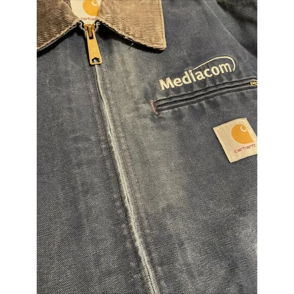 carhartt detroit jacket Jo1 Navy Size Medium - Picture 7 of 10